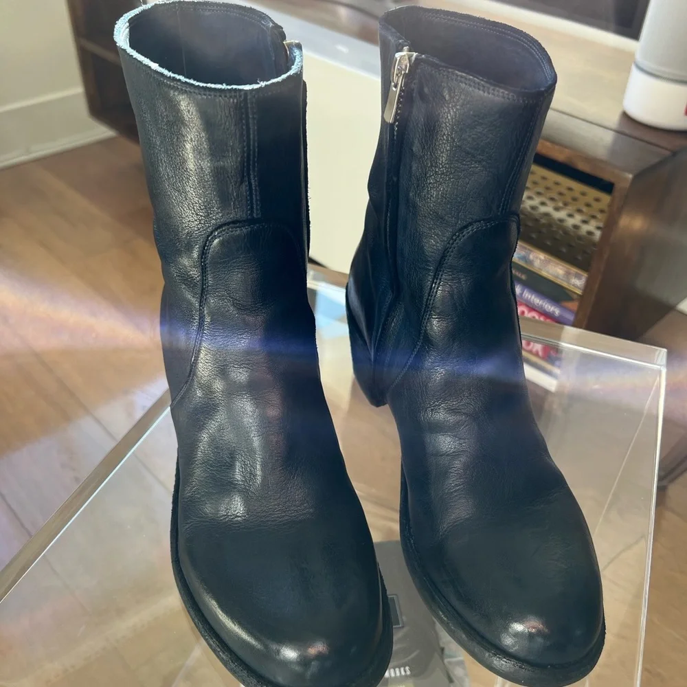 Officine Creative Agnes/O16 boot size 39 Dark Blue, 2.25” heel - Picture 4 of 8